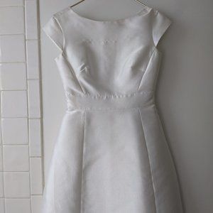 Kate Spade Bright White Backless Mini Dress